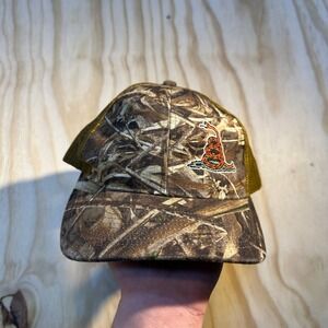 PrintedKicks Richardson 112P Brown Camo Gadsden Flag‎ Trucker Hat Snapback OSFM